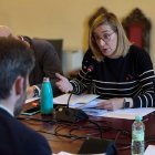 Rocío Anguita, portavoz de VTLP, en una intervención