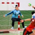 Carratú en una acción del partido en Lanzarote.
