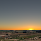 Vistas desde la localización comprobada por Astroval desde Trigueros del Valle