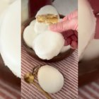 La textura laminada y el glaseado blanco convierten a los mantecados de Portillo en uno de los dulces más reconocibles de Valladolid.