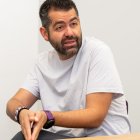 Gabriel Solares, presidente del Real Valladolid, durante la entrevista.
