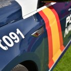 Coche patrulla de la Policía Nacional.