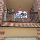 Protesta de los vecinos de Pedrajas en contra de la macroplanta de biometano.