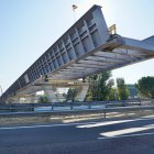 Obras del Viaducto de los Tramposos sobre la N-601