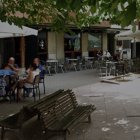 Terraza del bar Bambú en 2025.