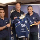 Mario Arranz, con Dolin y Pisonero.