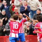 El Tordesillas celebra uno de sus goles ante el Guadalajara.