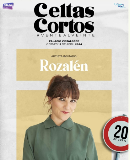 Una imagen del cartel con la presencia de Rozalén
