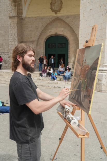 Feria de San Pedro Regalado. Concurso de pintura rápida.