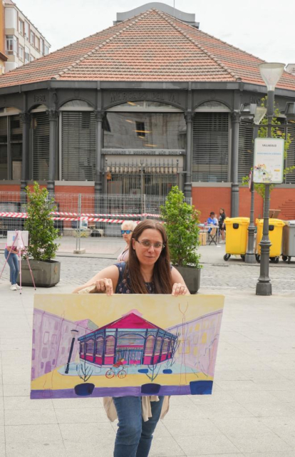 Feria de San Pedro Regalado. Concurso de pintura rápida.