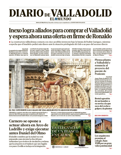 Portada del 23 de mayo