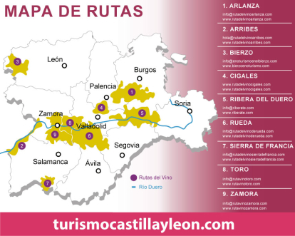 Rutas del Vino de Castilla y León