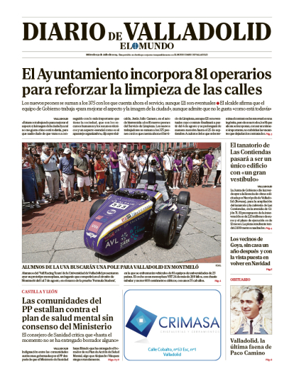 Portada 31 de julio