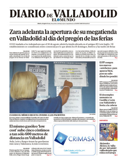 Portada 3 de agosto