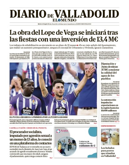 Portada 20 de agosto