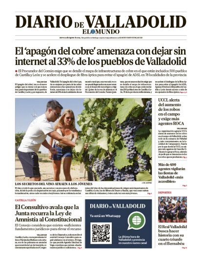 Portada miércoles 22