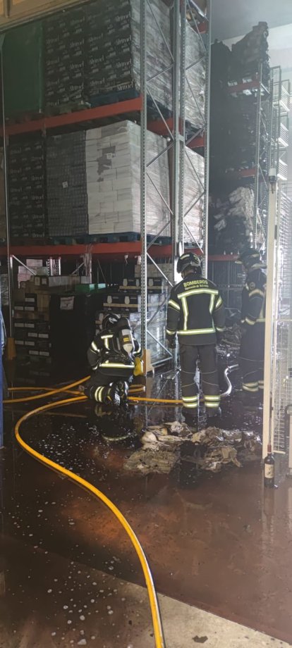 Incendio en la bodega 912 de Altitud en la Ribera de Duero de Valladolid