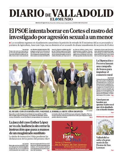 Portada 28 de agosto