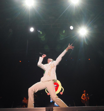 Concierto de Mika en la plaza Mayor de Valladolid en las Fiestas de San Lorenzo