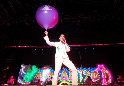 Concierto de Mika en la plaza Mayor de Valladolid en las Fiestas de San Lorenzo