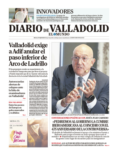 Portada del 17 de septiembre