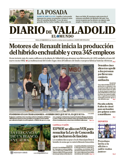 Portada del viernes 20