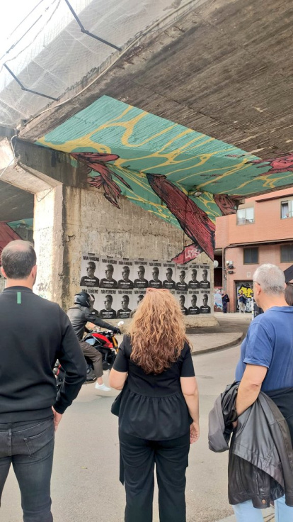 Rodaje de 'Memento Mori' en el viaducto de Arco de Ladrillo