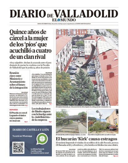 Portada miércoles 10 de octubre