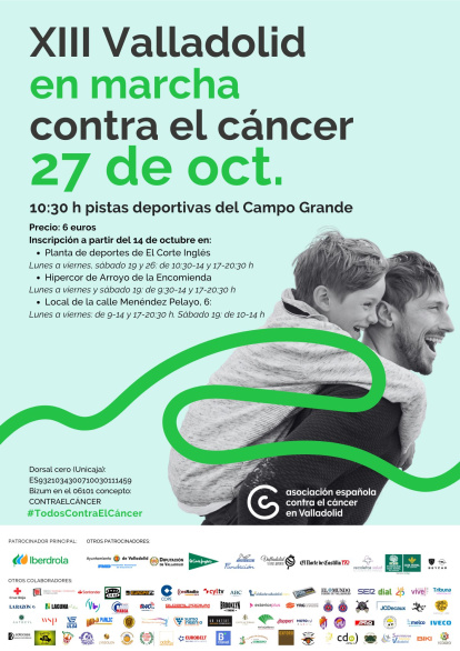 Cartel de la XIII Marcha contra el Cáncer 2024.