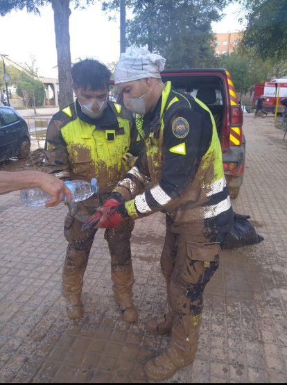 Ángel González y Jesús Ordax en Aldaia