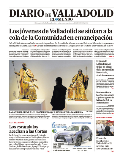 Portada del 13 de noviembre