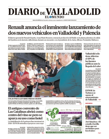 Portada 11 de abril