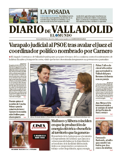 Portada del 12 de abril de 2024