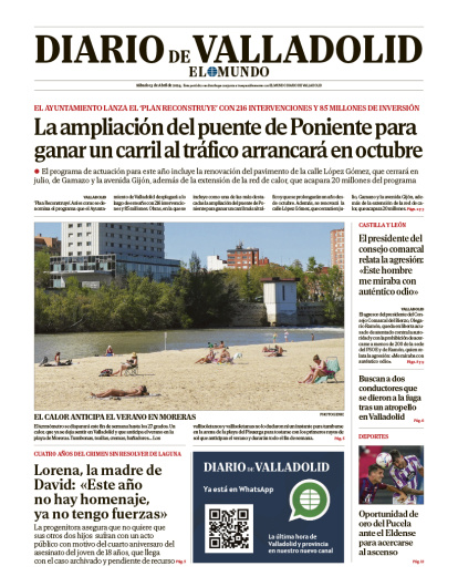 Portada del 13 de abril de 2024