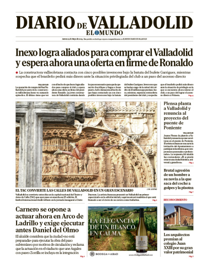 Portada del 23 de mayo