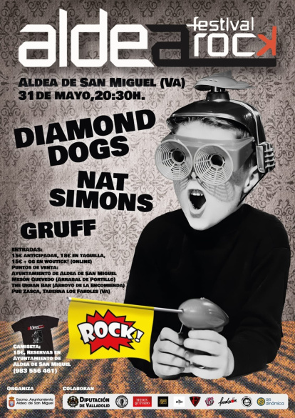 Cartel del festival AldeaRock 2024.