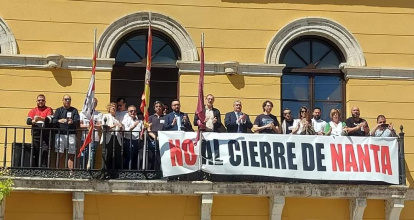 Concentración en Tudela de Duero contra el cierre de Nanta.