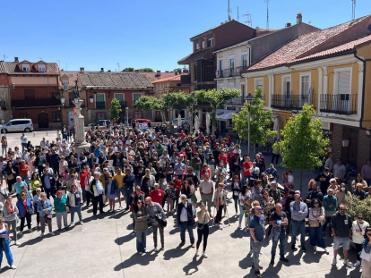 Concentración en Tudela de Duero contra el cierre de Nanta.