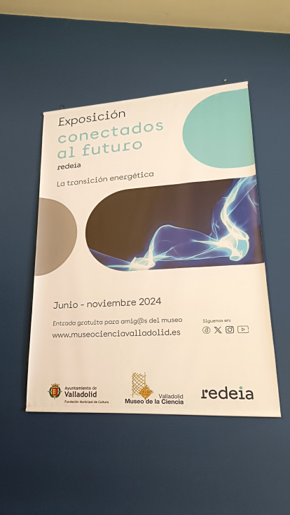 Exposición 'Conectados al futuro. La transición energética' de Redeia en el Museo de la Ciencia de Valladolid.