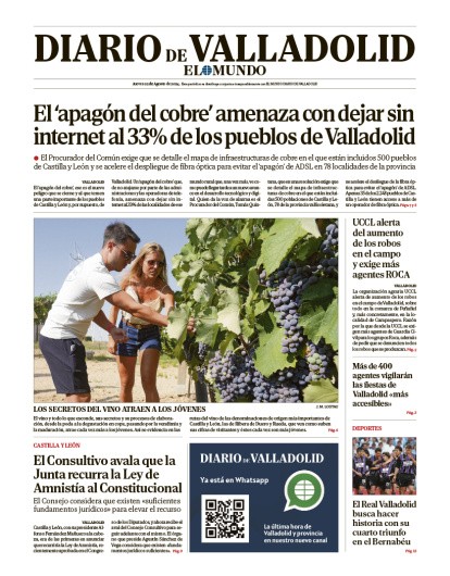 Portada jueves 22 de agosto