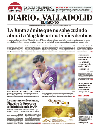 Portada del 8 de diciembre