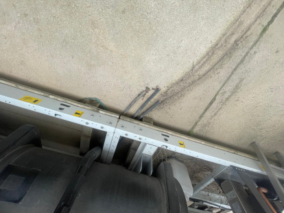 Estado en el que quedaron las instalaciones de la bodega Mayor de Castilla tras el robo.