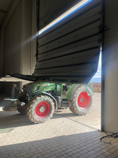 Estado en el que quedaron las instalaciones de la bodega Mayor de Castilla tras el robo.