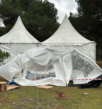 Ambiente en Pingüinos 2025 en la primera jornada del jueves.
