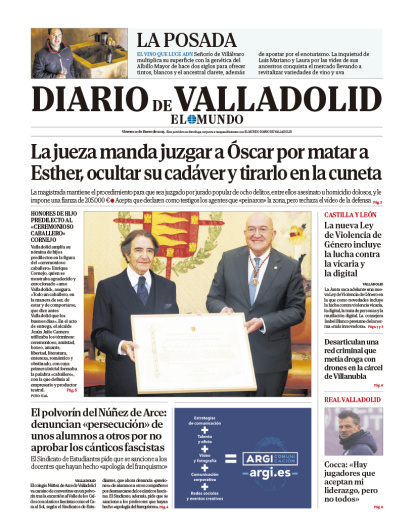 Portada del 10 de enero