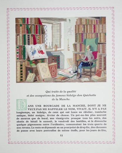 Una de las páginas ilustradas por Lemarié