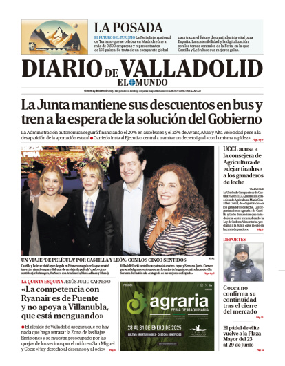 Portada del día 24 de enero