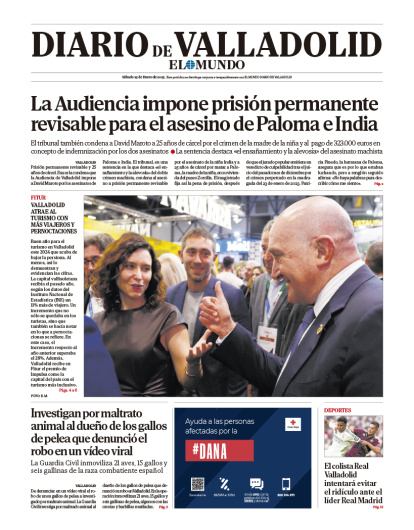Portada del 25 de enero