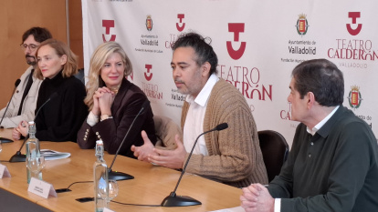 García, Monclús, Carvajal, Zuazo y Viteri, esta mañana. F. B.