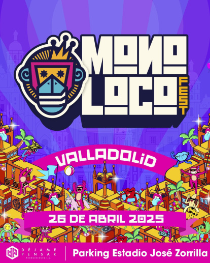 Cartel de la segunda edición del Monoloco Fest en Valladolid.